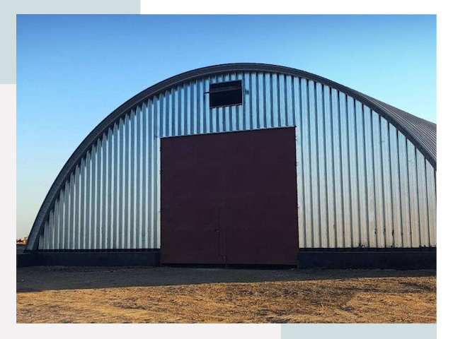 Арочные ангары в Магнитогорске