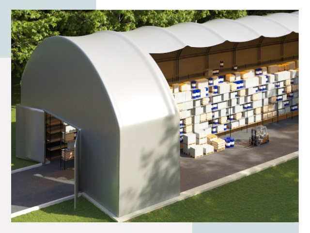 Тентовые ангары в Магнитогорске