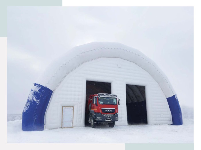 Мобильные ангары в Магнитогорске