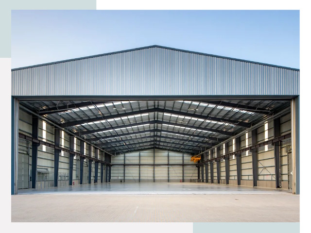 Большие ангары в Магнитогорске