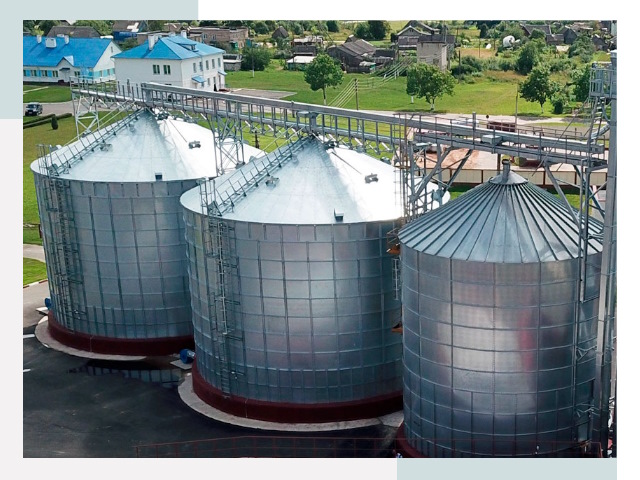 Металлические силосы в Магнитогорске