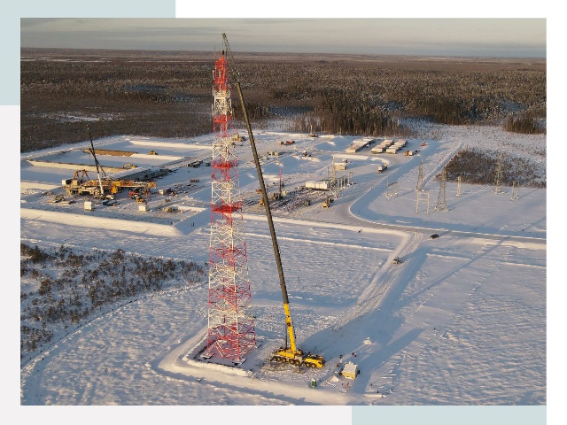 Мачты связи в Магнитогорске