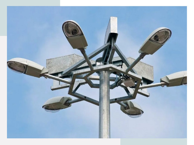 Монтаж осветительных мачт в Магнитогорске