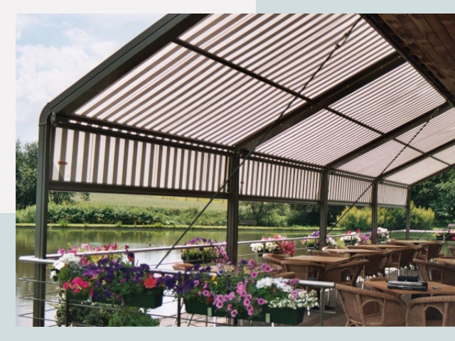 Элегантные навесы для кафе от 621 руб в Магнитогорск