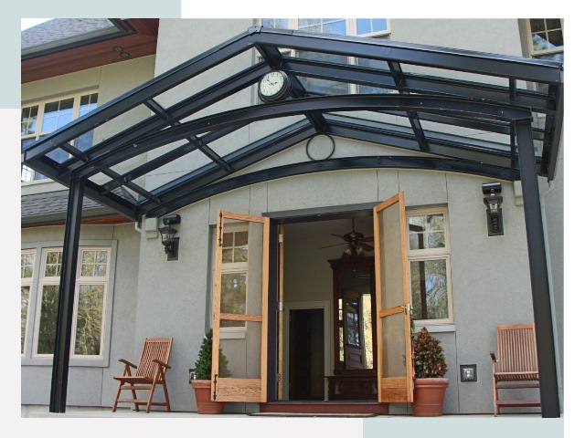 Козырьки металлические в Магнитогорске