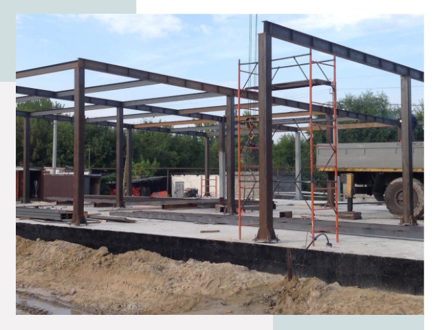 Фундамент для ангаров в Магнитогорске