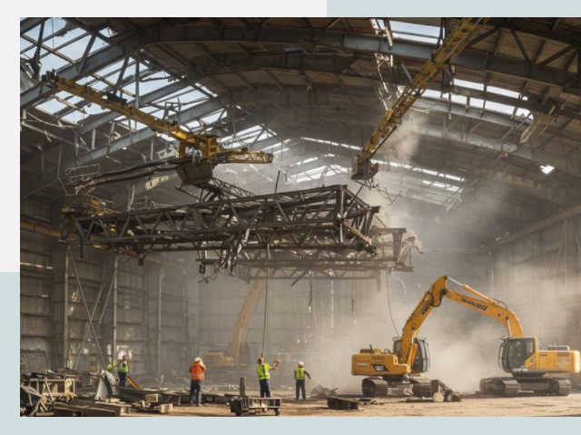 Демонтаж ангаров в Магнитогорске от 621 руб. за м²