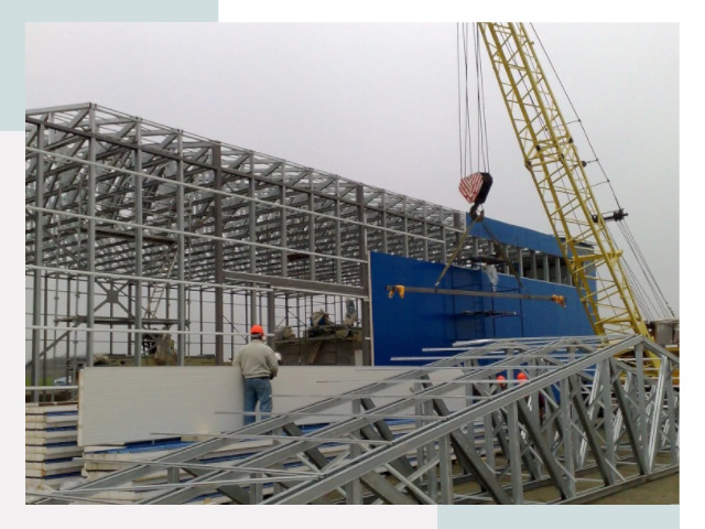 Монтаж ангаров в Магнитогорске