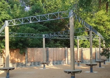 Терраса из металлоконструкций под ключ, проектирование, изготовление и монтаж от СтальСтрой-Мгн